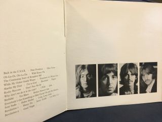 THE BEATLES - The White Album - 1968 - Apple Label (2 LP ' S/POSTER/4 PICS) 5
