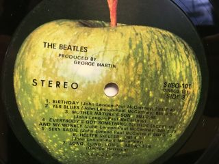 THE BEATLES - The White Album - 1968 - Apple Label (2 LP ' S/POSTER/4 PICS) 8