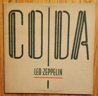Led Zeppelin Coda Lp Nm 1982 Specialty Pressing Texture/embossed Gate