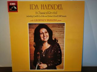 Asd 3352 - Ida Haendel - A Classical Recital - N.  M,