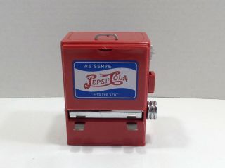 Red Pepsi Cola Vending Machine Toothpick Dispenser