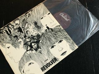 The Beatles Revolver Lp (nm) Vinyl Stereo Album Record Purple Label Capitol