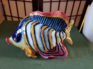 Westland Giftware Fish Outta Water Ceramic Hand Painted Angel Fish