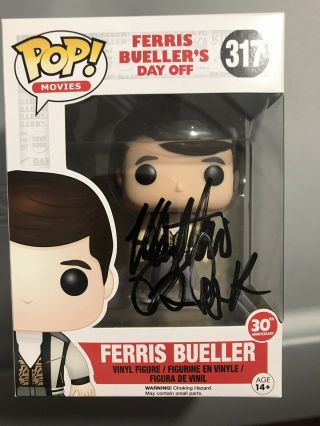 Matthew Broderick Signed Funko Pop Ip Ferris Bueller