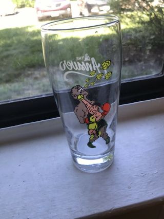 The Answer Brewpub Tyson Punch Out Glass,  Once