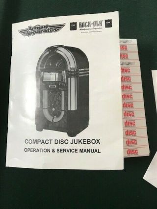 Rock - Ola CD - 8 Bubbler CD Jukebox one owner,  99 CD ' s inc. 6