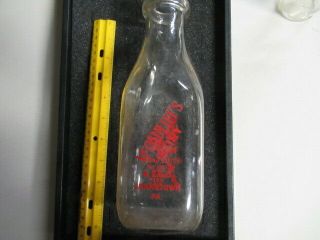 Rare Vintage Milk Bottle - Mccauliff 