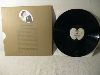 John Lennon And Yoko Ono‎–Unfinished Music No.  1: Two Virgins 1968 Apple‎–T - 5001 2