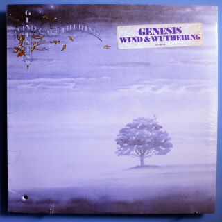 Genesis Wind & Wuthering Rare 1976 Atco Lp W/sticker