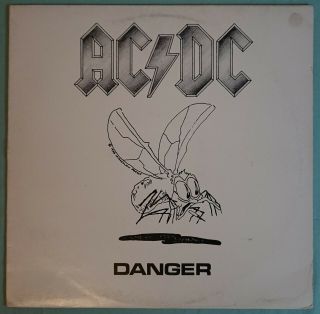 Ac/dc Danger 12 " Vinyl Single Mega Rare Promo/demo 1985 Zealand Alberts Oop