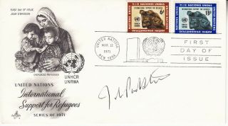 John Paul Stevens (1920 -) Hand Signed 1971 Fdc First Day Cover Autographed Jsc