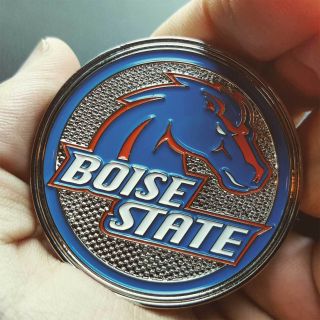 Premium Ncaa Boise State Poker Card Guard Chip Protector Coin Golf Marker