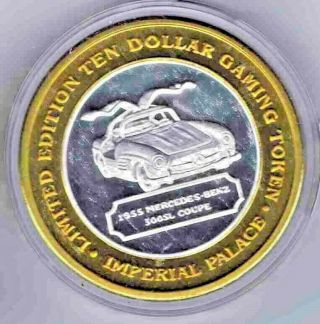 Imperial Palace In Las Vegas One Silver Strike Token 1955 Mercedes From 1995