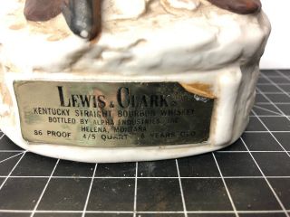 Vintage Lewis & Clark Kentucky Bourbon Whiskey Bottle 13” 3