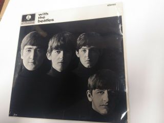 “with The Beatles” 1963 U.  K.  Stereo Lp First Press W/ Label Mistakes Near