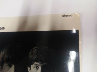 “With The Beatles” 1963 U.  K.  stereo LP first press w/ label mistakes near 2