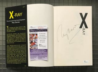 Ray Davies Signed Autographed " The Kinks " X - Ray Book Jsa