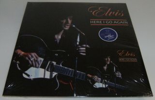 Elvis Presley 2 Lp,  Cd " Here I Go Again " 2018 Dae Blue Vinyl August 24 1969 Ms