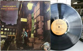 David Bowie - The Rise & Fall Of Ziggy Stardust Rca Lp Vg,  Stereo Orange Lbl