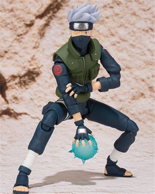 Naruto Shippuden Figure Hatake Kakashi S.  H.  Figuarts Blade Action Figurine No Box