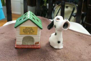 Snoopy Porcelain Dog House Pencil Stealers Beware Of The Dog Pencil Sharpener