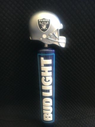 Oakland Raiders Bud Light Limited Edition 11 Inch Beer Tap Handle