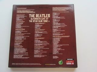 THE BEATLES LIVE AT STAR CLUB HAMBURG BOX SET 1962 5 LPs 4 CDs 1 DVDs LTD EDT 6