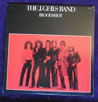 J.  Geils Band Bloodshot Red Vinyl 1973 Lp