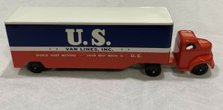 Ralstoy Diecast Truck With U.  S.  Van Lines Logo