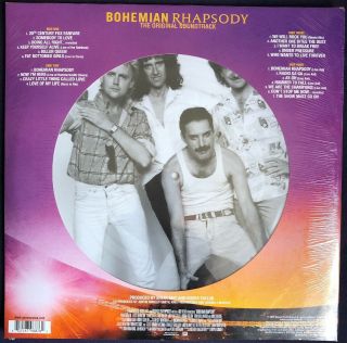 Queen Bohemian Rhapsody OST Picture Disc Vinyl LP RSD 2019 2