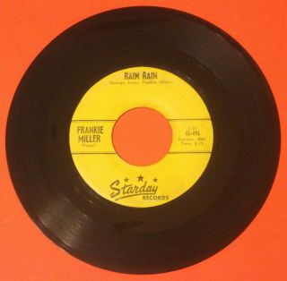 Frankie Miller " Rain Rain " 1959 Rare Rockabilly W/great Inst Break