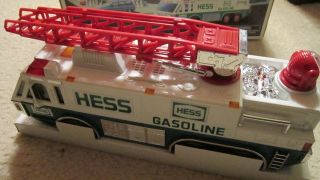 1996 Hess Collectible Emergency Truck,  Siren,  Horn,  Back - Up Alert,  W/batteries Nib