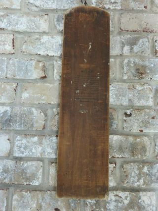 Antique Wood Advertising Thermometer.  Smith ' s Livery.  Lancaster PA Riding/Horses 5