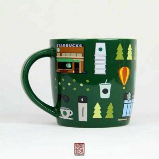 China 2019 Starbucks 16oz Coffee Paradise Bear Tea Strainer Mug 8