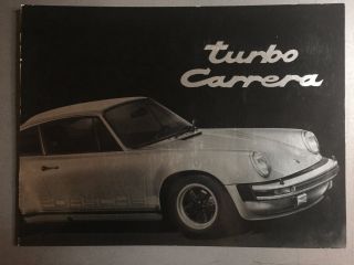 1976 Porsche 911 Turbo Carrera Deluxe Showroom Sales Brochure Rare Awesome L@@k