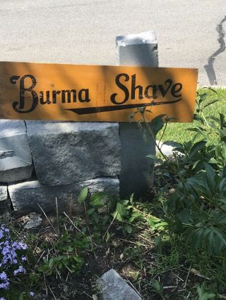 Burma Shave Sign - 1933