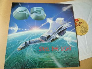 Q5 ‎– Steel The Light Lp Music For Nations ‎mfn 39 Vg/ex,