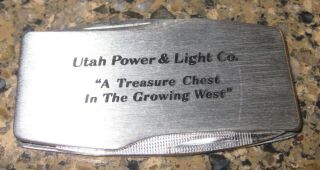 Vintage Zippo Pocket Knife " Reddy Kilowatt " (utah Power & Light)