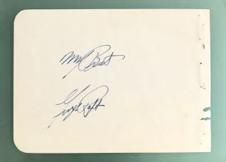 George Raft & Dorothy Lamour Autographs