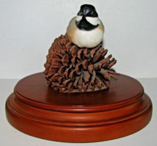 Pheasants Forever 20 YEAR LIMITED ED 195/500 Chickadee Figure Artist Signed 3