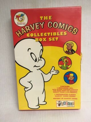 Vintage 1997 Harvey Collectibles Cd Comic Book Box Set Casper