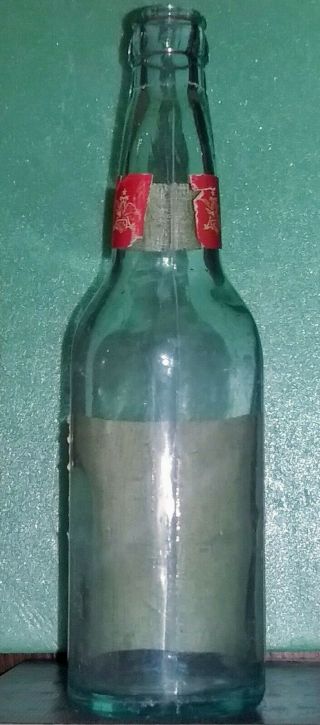 Old Lager Beer Bottle pre - prohibition WW1 Anheuser Busch St.  Louis MO.  BUDWEISER 4