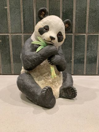 Gorham Baby Panda Bear Pang Pang Porcelain Figurine Ltd Ed 350 Of 2,  500