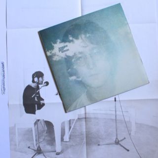 John Lennon Imagine Lp Capitol Winchester Vinyl Pressing,  Poster Nm
