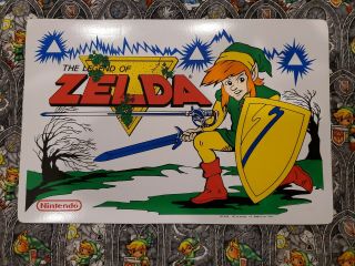 Legend Of Zelda Vintage Place Mat 1989