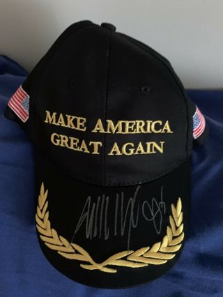 President Donald Trump / Mike Pence Signed Campaign Hat Autograph With