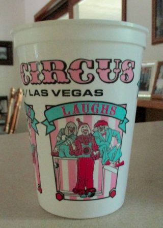 Circus Circus Casino Slot Machine Token Cup Coin Bucket Reno Las Vegas