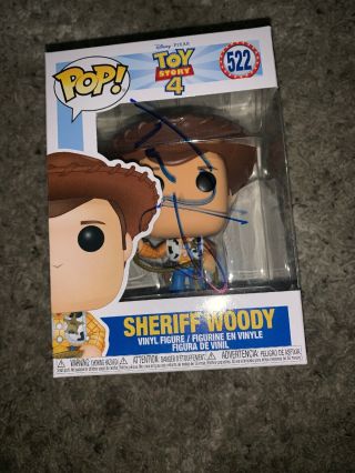 Tom Hanks Signed Funko Pop 522 Toy Story 4 Autographed W/coa Sheriff Woody