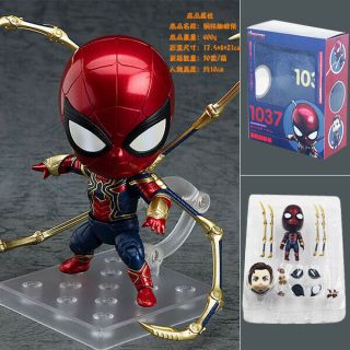Anime Avengers Infinity War Iron Man Spider - Man 1037 Pvc Figure No Box 10cm
