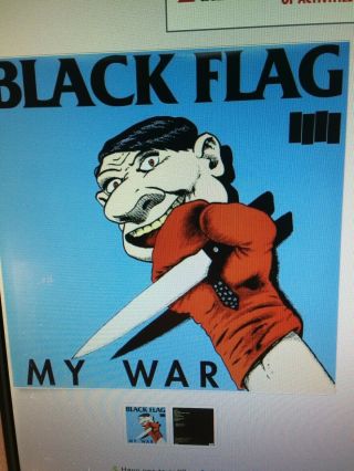 Black Flag - My War Vinyl Lp Recording,  Not Remastered.